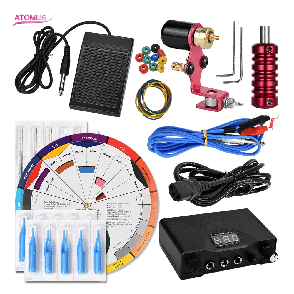 

Tattoo Machine Tatuaje Makeup Pro Set Tattoo Machine Maquina De Tatuar Pen Professional Tatoo Ensemble Tatouer Professionnelle