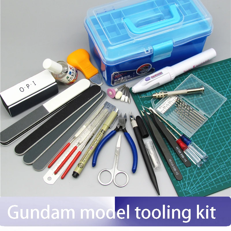 

Gundam model tooling kit set the military model base group Gundam assembly model tool novice entry for DIY
