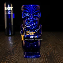 Тики кружка Гавайи коктейль Стекло чашку Керамика чашки Искусства и ремесла украшения дома Керамика ремесла