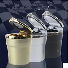 Авто-Стайлинг пепельница для сигарет с светодиодный светильник для BMW Все серии 1, 2, 3, 4, 5, 6, 7 X E F-series E46 E90 X1 X3 X4 X5 X6 F07 F30 F31 F09