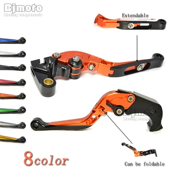 

BJMOTO CNC Adjustable Foldable Brake Clutch Levers for KTM 390 Duke/RC390 200 Duke /RC200 RC125/Duke125 RC250
