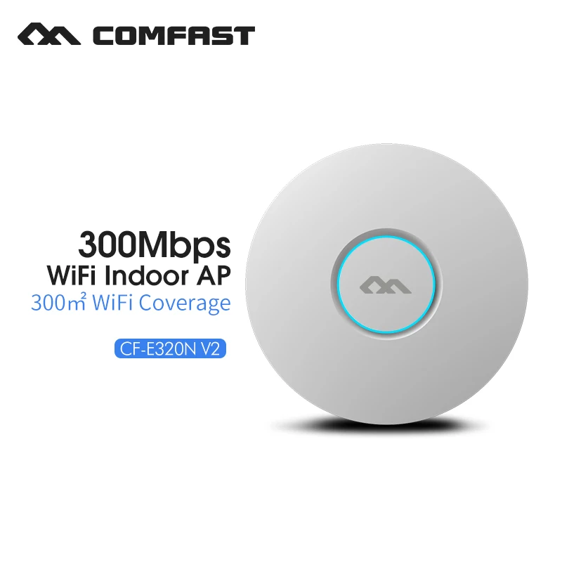

300Mbps Wireless ceiling AP 2.4Ghz extender business use AP wireless indoor wifi router marketing system COMFAST CF-E320N-V2
