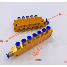 4 мм* 5/4 мм вход B Тип разрядки объем регулируемый масляный distriubutor с сцепное устройство для навесного оборудования для Централизованная смазка системы