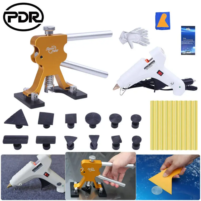 

PDR Dent Puller Car Repair Tool Set Removing Dents Auto Suction for Cup Hand Tool Set Car Remover for Hail Damage