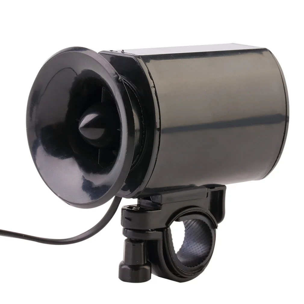 

6 Mode Sounds Super Loud Electronic Bicycle Bell Bike Horn Siren Ring Warning Alarm Speaker Waterproof Biking Ambulance Louder