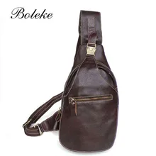 Высококачественные сумки из натуральной кожи на груди винтажные итальянские знаменитые брендовые сумочки мужская повседневная сумка через плечо на рынок России J039