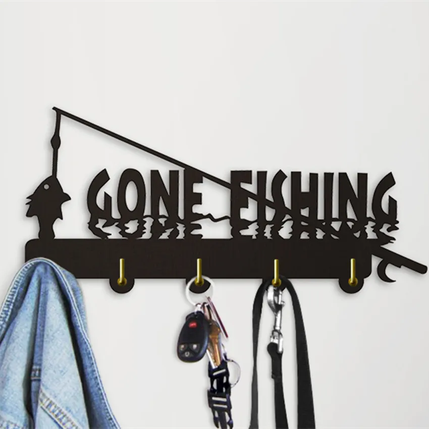 1Piece Personalised Wall Hook Keys Holder Hooks Organizer Hook Gone