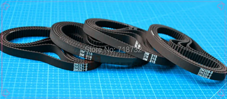

342-GT3-9 round timing bel 342mm length GT3 9mm width 5pcs free shipping
