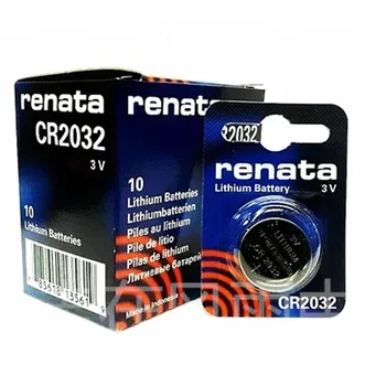 

Free Shipping! Original RENATA 50pcs/lot CR2032 2032 3V High-Performance Button Batteries