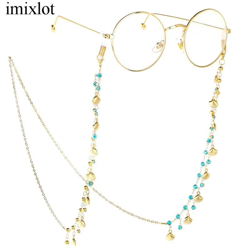 

imixlot Crystal Glasses Chain For Women New Stylish Handmade Non-slip Hanging Popular Lanyards Ornaments