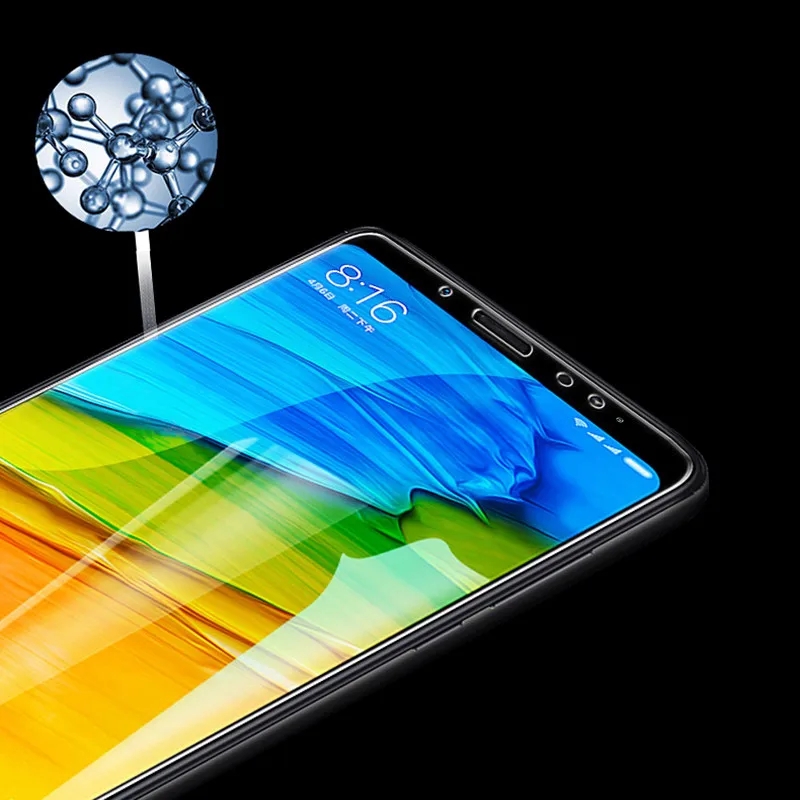 MLLSE 5D Curved Full Glue Screen Coverage Phone Tempered Glass For Xiaomi Redmi Note 5 Note 5 Pro Screen Protector Film Glass (5)