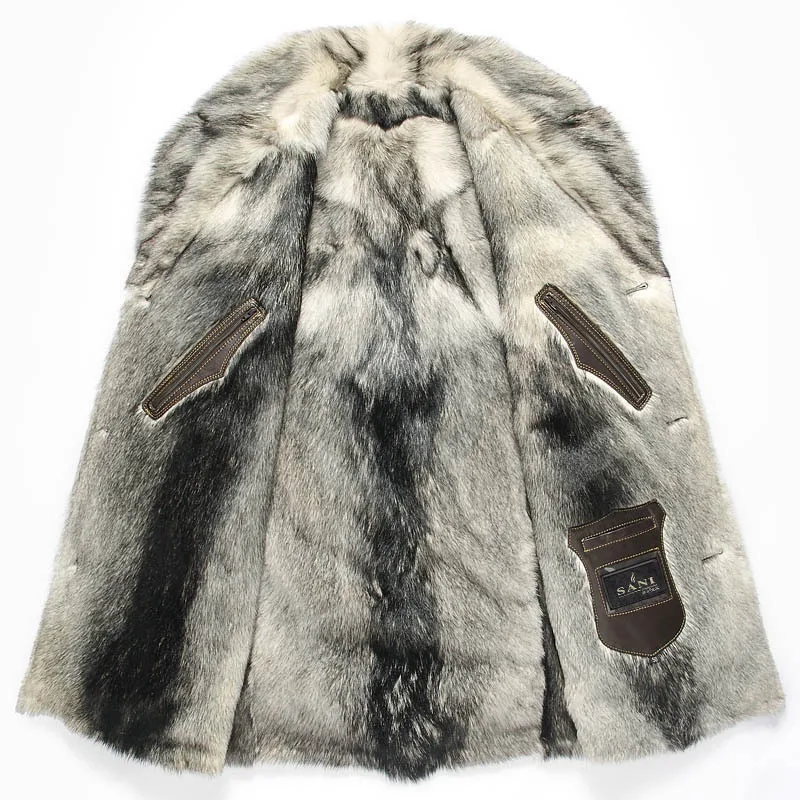 Wolf Fur Coat >> Russia High Quality Stylish Genuine Leather Jacket With Natural Wolf Wolf Fur Coat >> Russia High Quality Stylish Genuine Leather Jacket With Natural Wolf