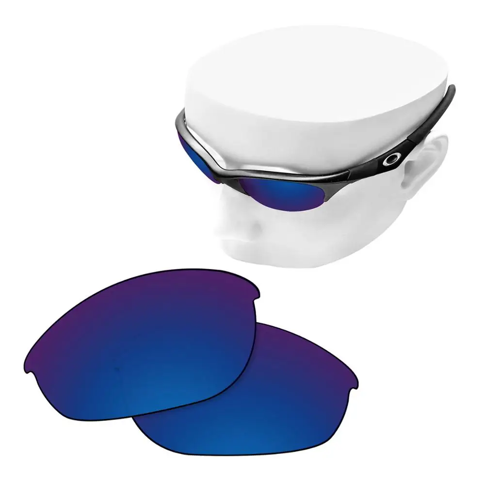 

OOWLIT Polarized Replacement Lenses of Deep Water for-Oakley Half Jacket Sunglasses