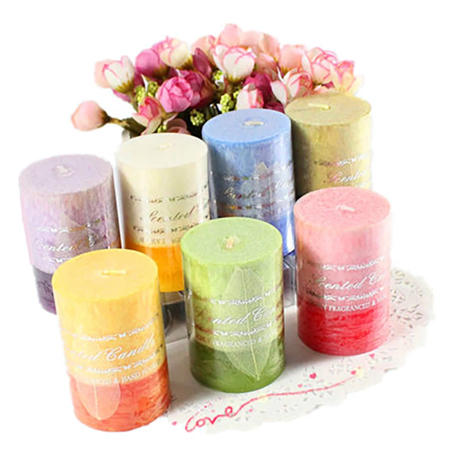Scented Small Candle Romantic Creative Bougies Et Chandelles Christmas