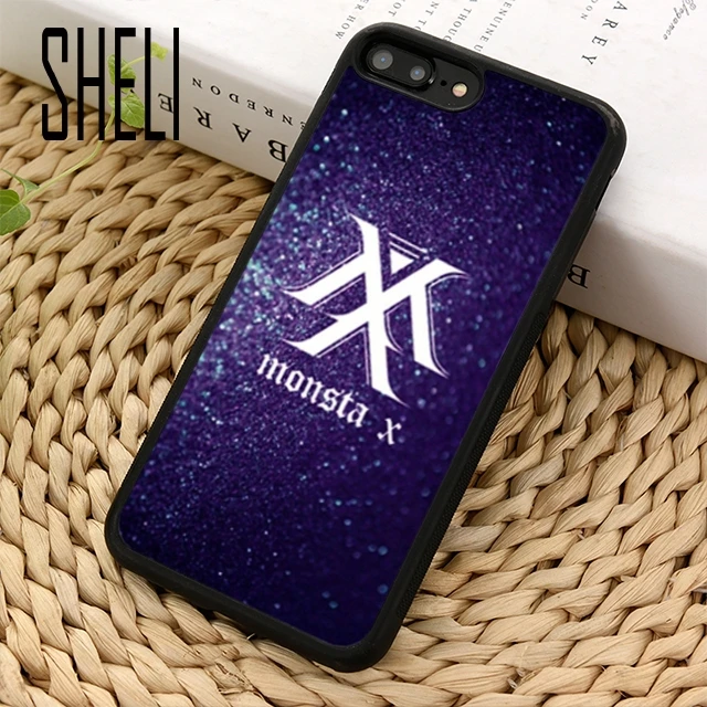Чехол для телефона SHELI Monsta X Kpop с логотипом iPhone 5 6 6s 7 8 plus 11 pro XR XS max Samsung S6 S7 edge S8 S9 S10 |