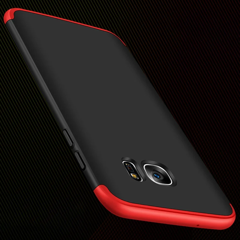 3 in 1 Plastic 360 Full Protection Phone Cover for samsung 04