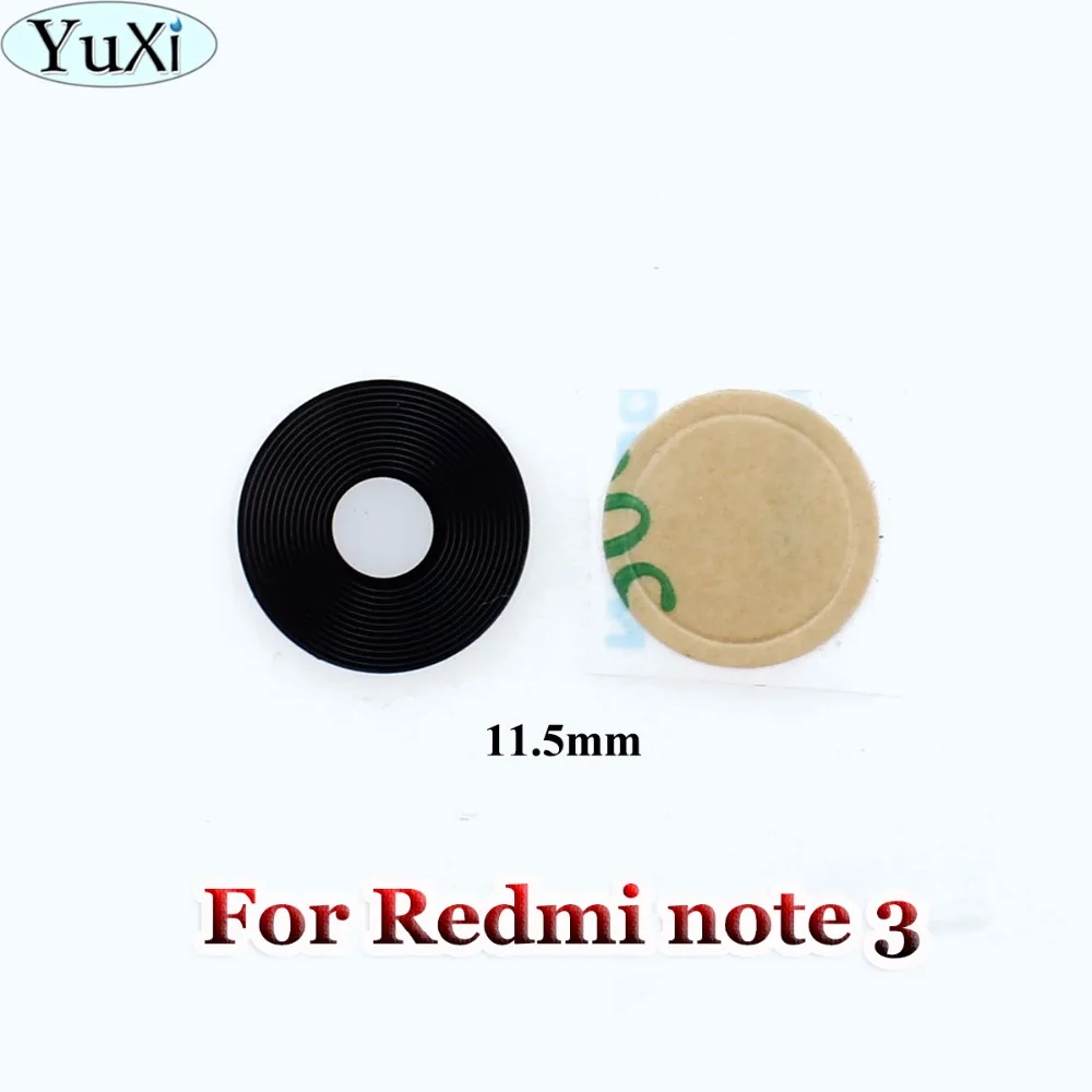 YuXi 1pcs Glass Camera Lens For Xiaomi for Redmi Note 3