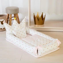 Детская кроватка для младенца переносная люлька для сна для детского кормления на открытом воздухе Складная малыша спальный мешок с персонажем из мультфильмов высокого качества постельное белье из хлопка для мальчиков от 2 шт./компл. BXX005