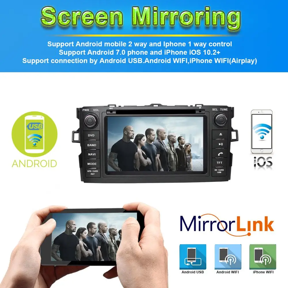 Top Android 8.0 Octa Core 4GB RAM Car GPS Navigation Head Unit For Toyota Auris/Toyota Corolla Hatchback/Corolla 2012- DVD Player 6 Top Android 8.0 Octa Core 4GB RAM Car GPS Navigation Head Unit For Toyota Auris/Toyota Corolla Hatchback/Corolla 2012- DVD Player 6