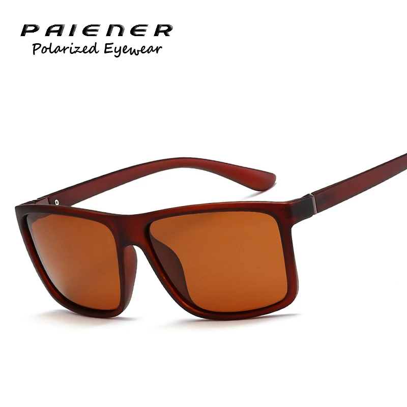 Поляризованные солнцезащитные очки мужские Квадратные Солнцезащитные