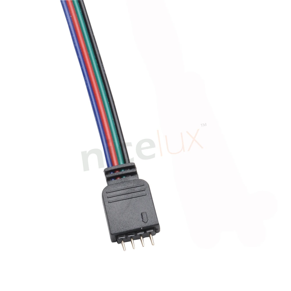 5 шт./лот 4 Pin RGB Светодиодная лента соединитель провода Мужской Соединительный