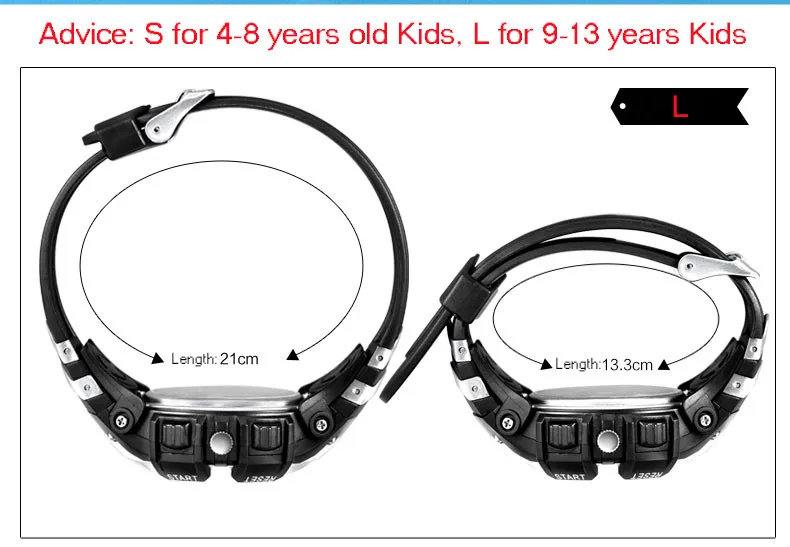 SMAEL детские цифровые спортивные часы 50 м водонепроницаемые наручные часы для детей выбор матери подарок для мальчиков и девочек От 4 до 13 лет детей