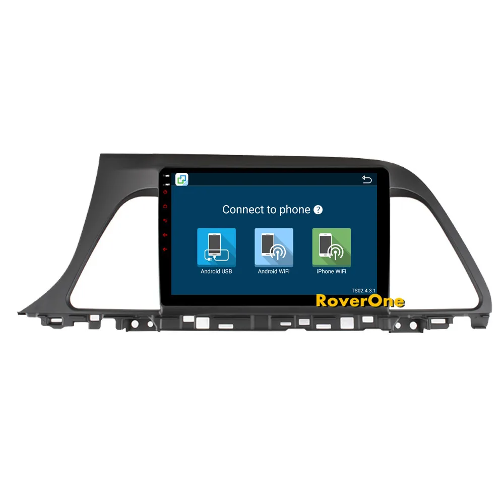 Clearance RoverOne Android 9.0 Car Multimedia System For Hyundai Sonata 9 LF 2015 - 2017 Octa Core 4G+32G Radio GPS Navigation DSP Player 12
