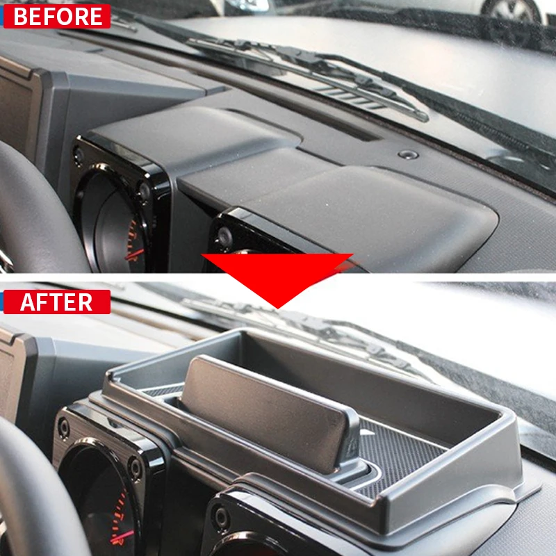 Автомобильные аксессуары Передняя центральная консоль приборная панель коробка для хранения держатель для Suzuki Jimny
