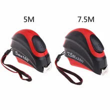 5 м 7,5 м Рулетка самоблокирующаяся прорезиненная Метрическая Автоматическая сантиметровая лента, измерительная линейка стальная рулетка