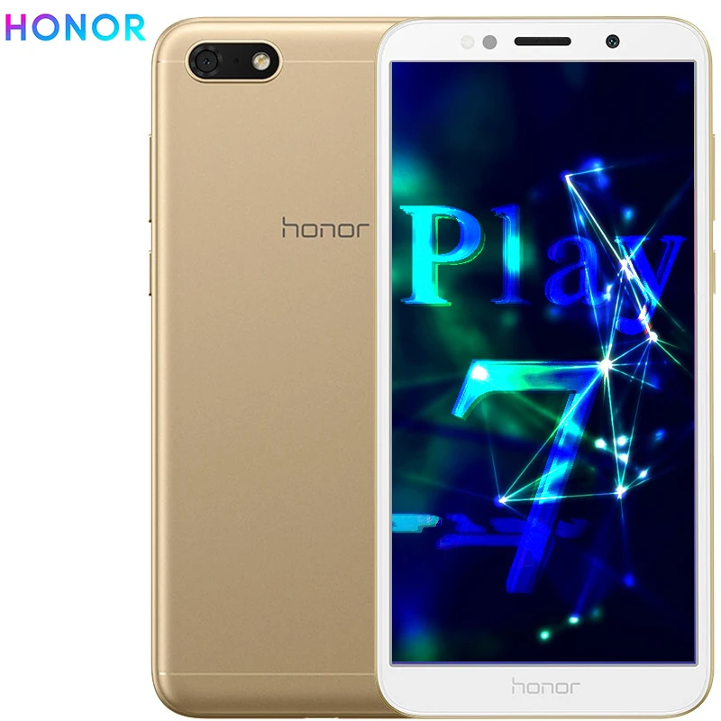 Мобильный телефон honor Play 7 honor 7 Play Y5 5,45 дюйма 2G 16G MT6739 четырехъядерный Android 8,1 1440*720P камера 13 МП/5 Мп