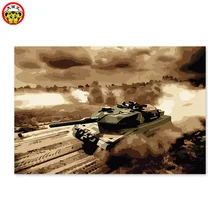 DIY Цифровая живопись, украшения, ремесла, Leopard 2 основные боевые танки, король land war