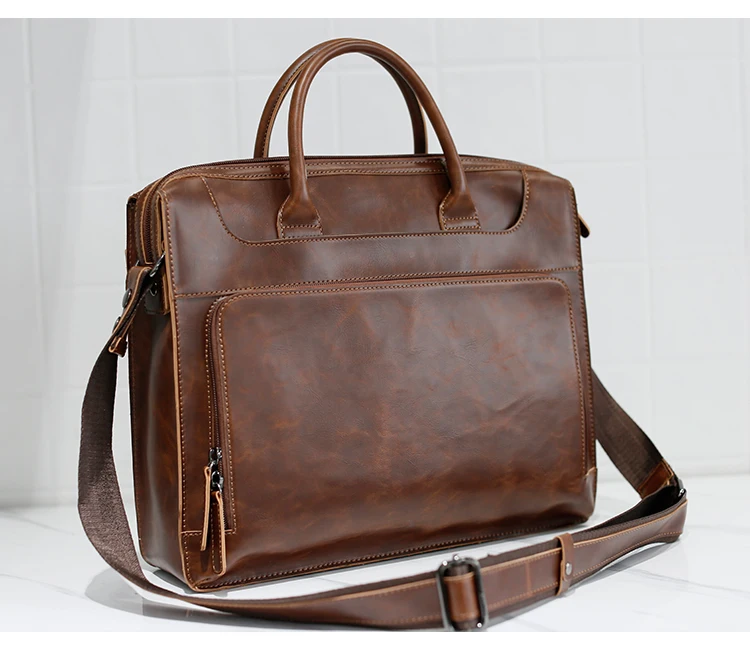 13,14 дюймовый рюкзак для ноутбука для мужчин, многостильная кожаная официальная сумка для компьютера, Faion Ретро сумка для компьютера 13,3 дюймов