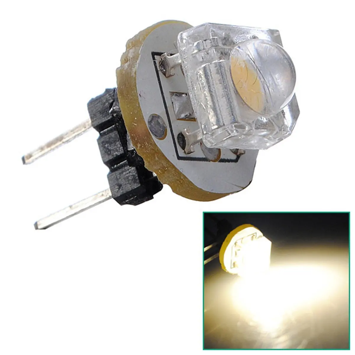 10 x G 4 светодиодный SMD 0,2 Вт 12 В светодиодный светильник теплый белый светильник для чтения RV Camper Boat лампа