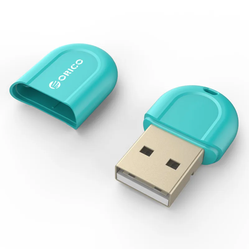 ORICO USB Bluetooth 4,0 с низким энергопотреблением микро адаптер для Windows гарнитура динамик мышь клавиатура-белый - Цвет: Blue