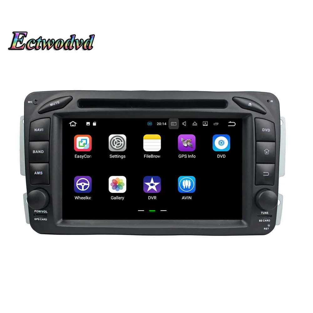 Best Ectwodvd Octa Core Android 9.0 Car Multimedia DVD Player for Benz E-Class W210 (1998-2001) for Benz A-Class W168 (1998-2001) 15