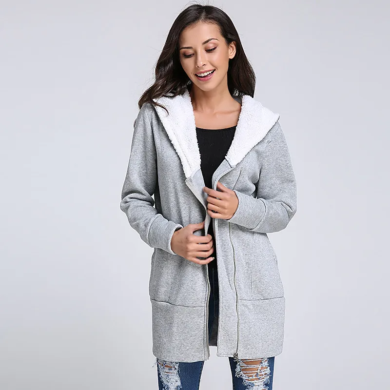 Buy 2018 Autumn Winter Women Hoodies Warm Fleece