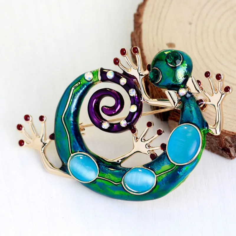 Женская эмалированная брошка Ящерица CX17|lizard brooch|corsage broochbrooch fashion |