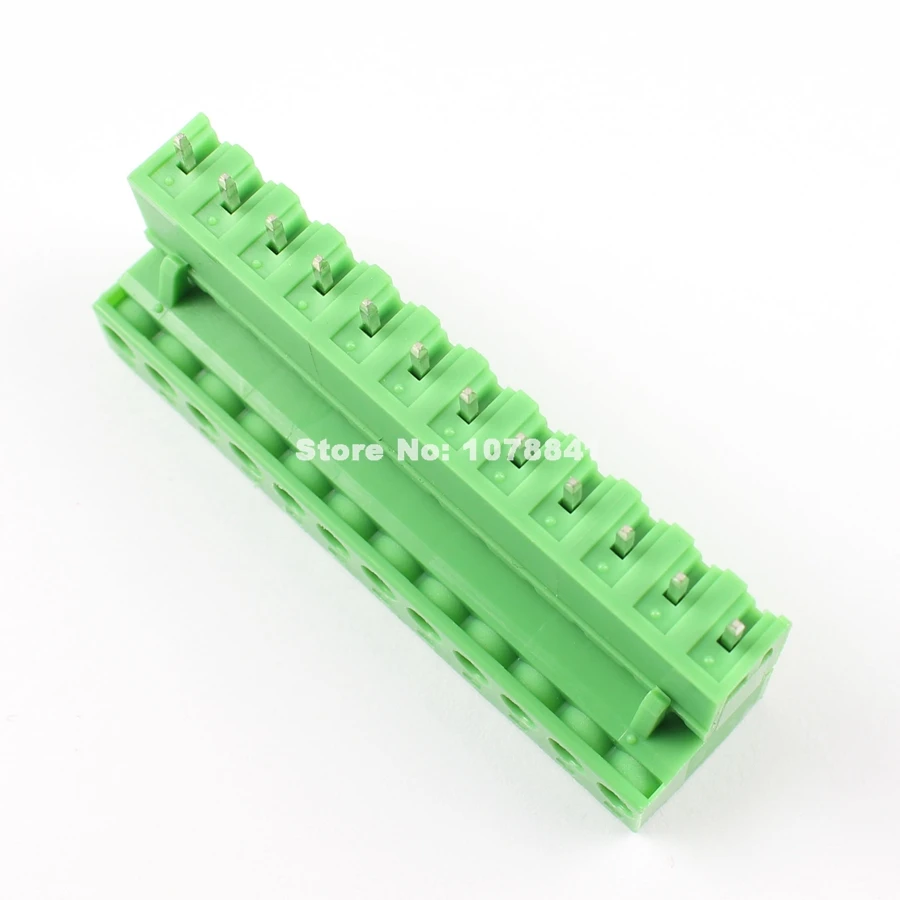 5Pcs 5.08mm Pitch Right Angle 6 pin 6 way Screw Terminal Block Plug Connector