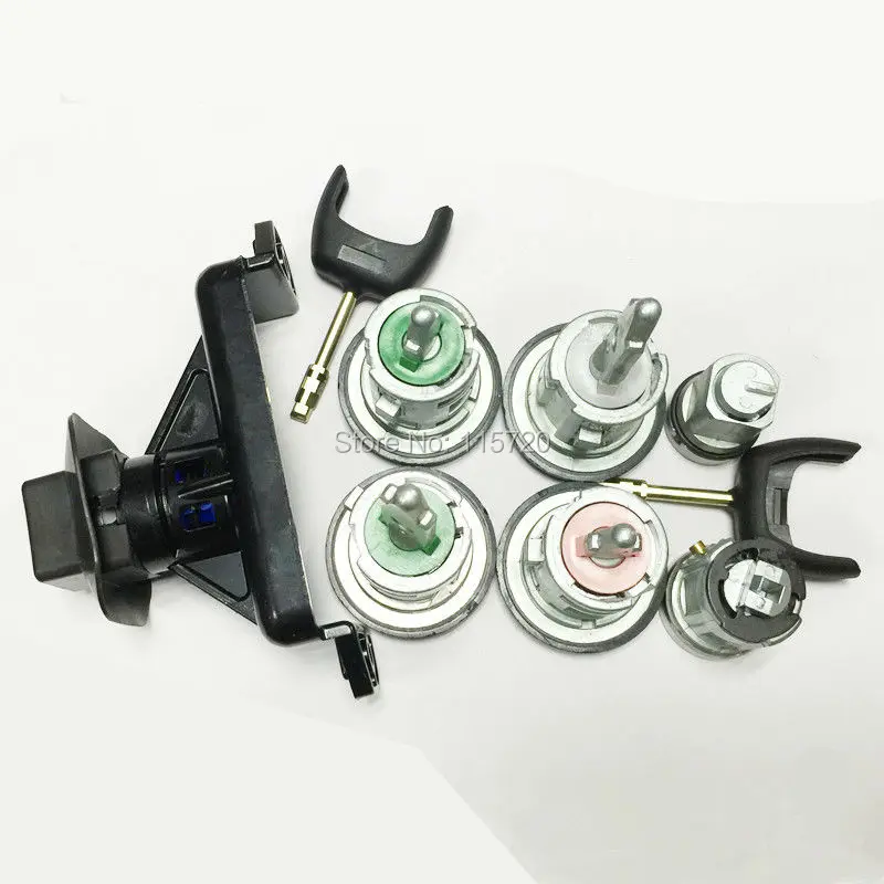 

For FORD TRANSIT MK7 FULL LOCK SET 2006-2011 LOCKSET DOOR BONNET IGNITION 6C1AV22050XB