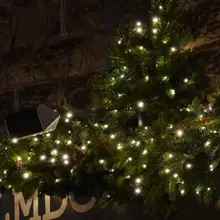 Гирлянды 100 светодиодный открытый Солнечный свет гирлянды для рождественской вечеринки лампа 17 м Свадебный сад вечерние декоративный Домашний Светильник