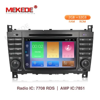 

Mekede 7inch 2Din Car Multimedia Player Android 9.1 DVD Player For Mercedes/Benz/W203/CLK200/CLK22/C180/C200 GPS Radio 2GB+32GB