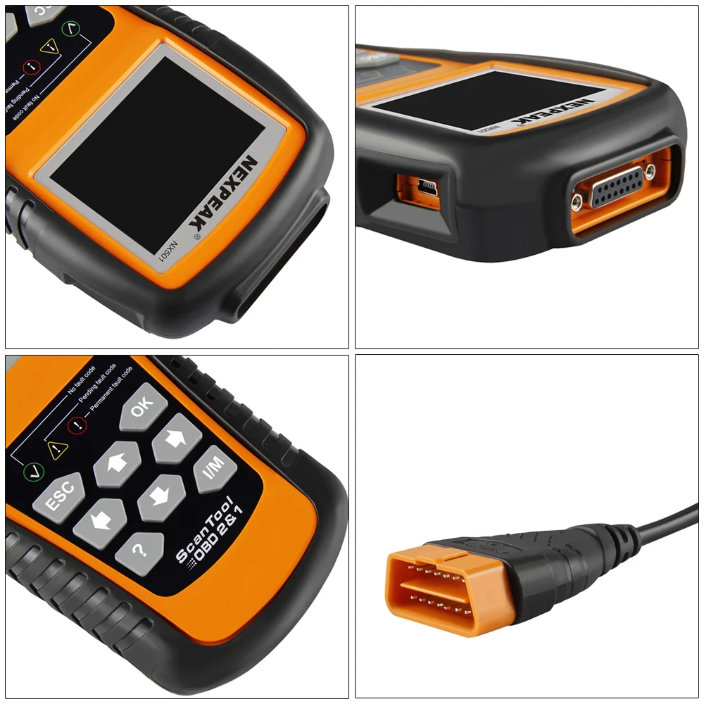OBD2 автоматический сканер NEXPEAK NX501 OBD 2 считыватель кодов автомобиля