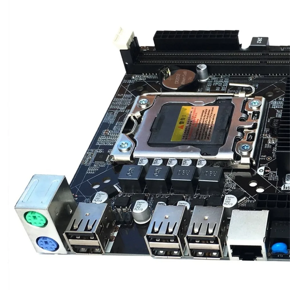 Desktop Motherboard Computer Mainboard For X58 LGA 1366 DDR3 16GB Support ECC RAM For Quad-Core Six-Core Needle 8PIN