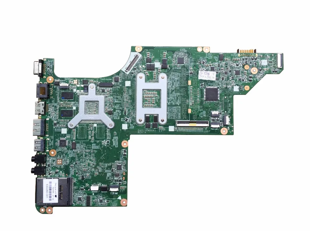 603643-001 envío gratis placa base para portátil HP DV6T DV6-3000 HM55 totalmente placa base DA0LX6MB6F1 DA0LX6MB6H1