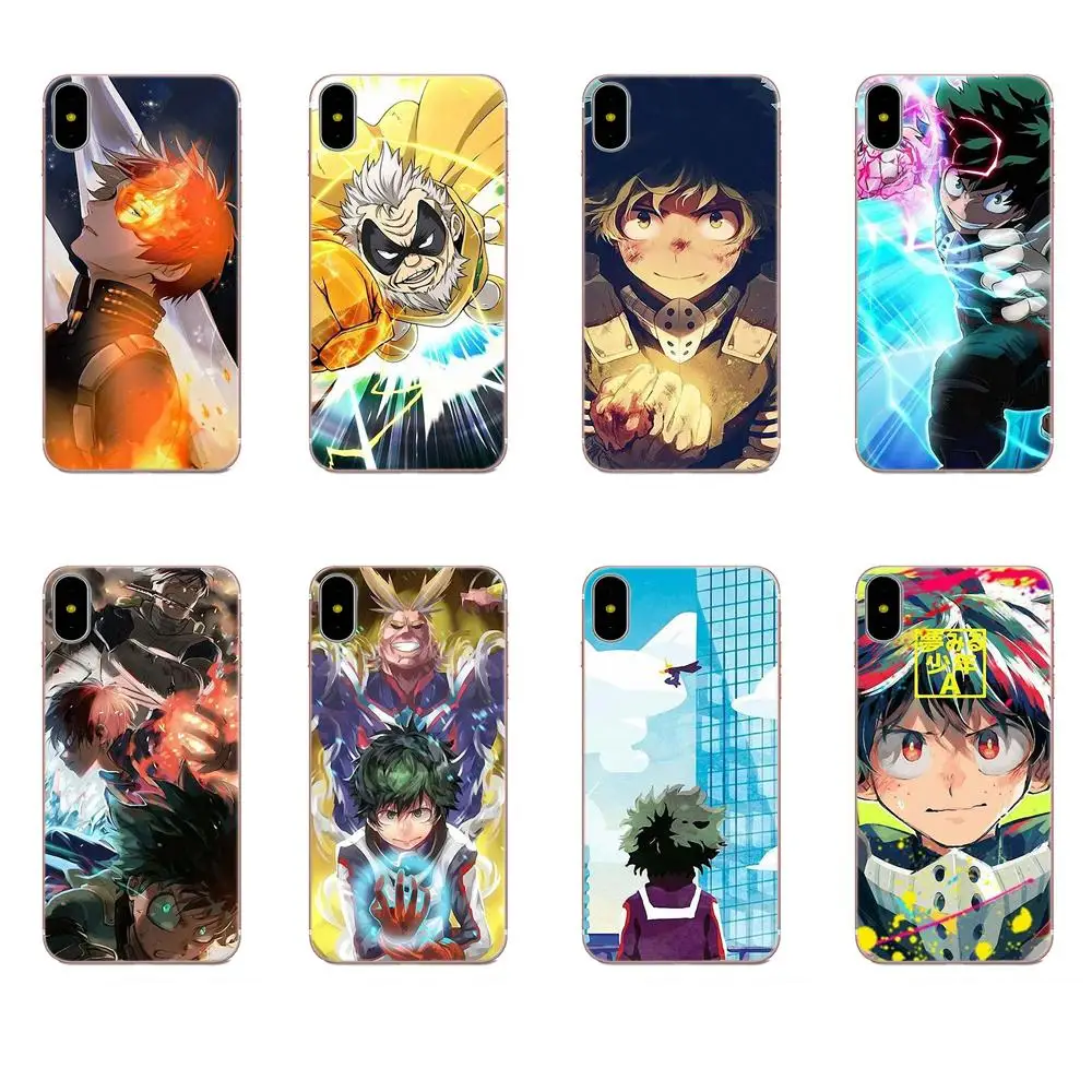 Для Moto G G2 G3 G4 G5 HTC 530 626 628 630 816 820 One A9 M7 M8 M9 M10 E9 Plus U11 рисунок ТПУ аниме My Hero
