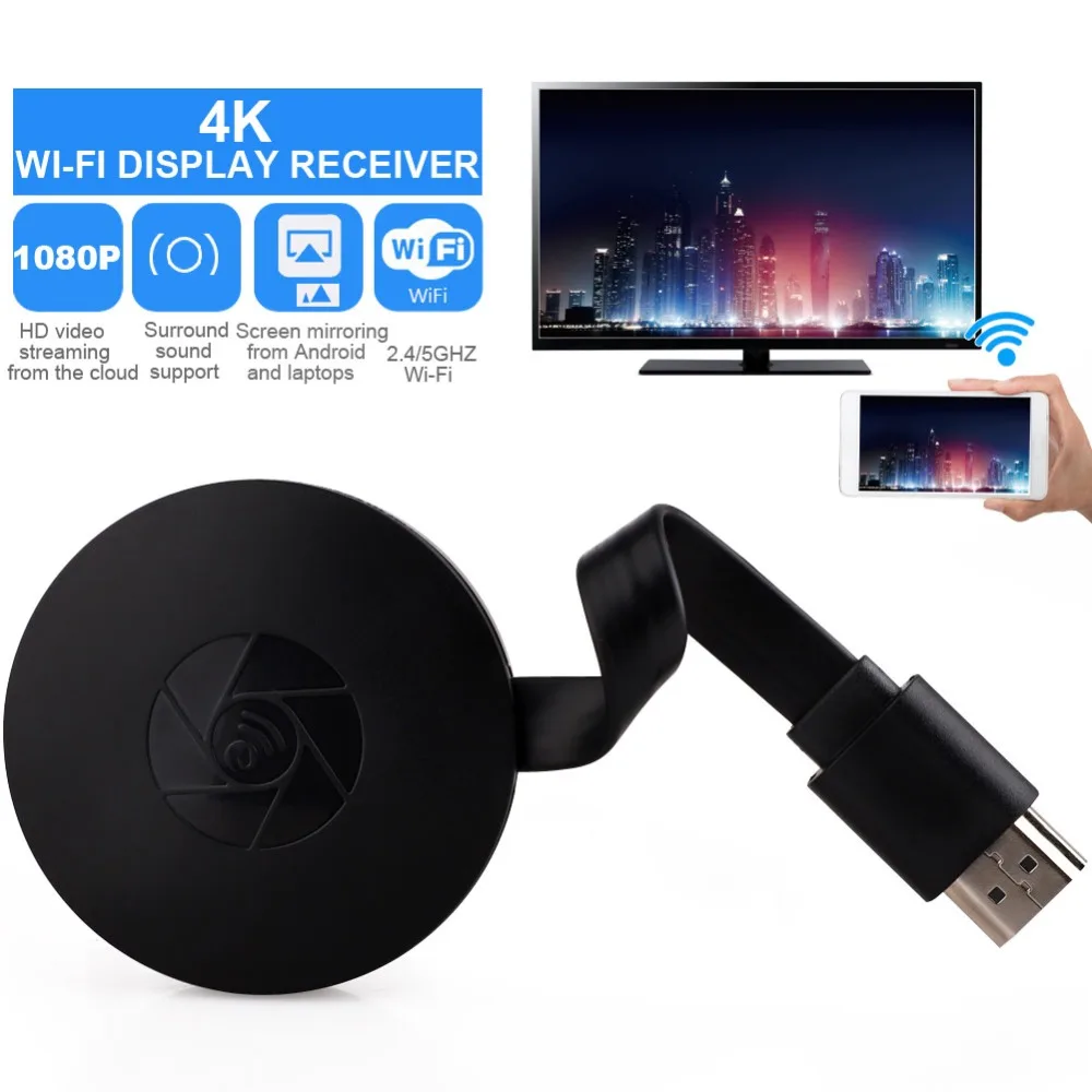 

Chromecast Wireless HDMI Internet Media Video Streamer 2nd Generation Digital Video Stream For HDMI Media 1080 HD Screen Support