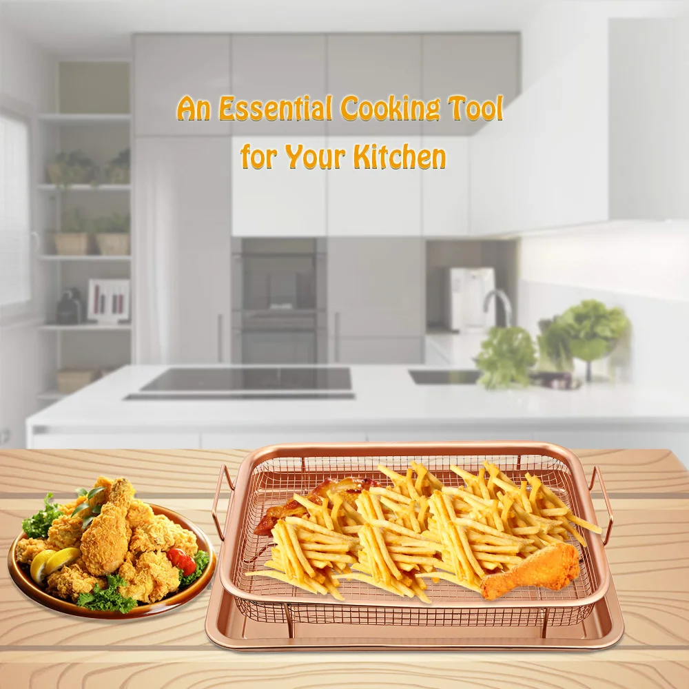 HC - CS801 Nonstick Crisper Tray Kitchen Tools 