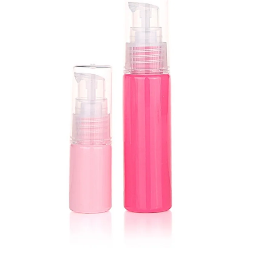 

1000pcs 30ml refillable perfume bottle pump with colorful use for Essence, emulsion, conditioner Free Shipping