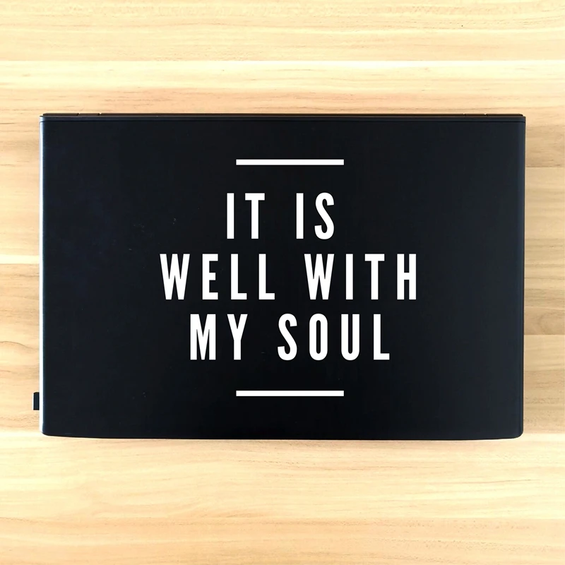 It Is Well With My Soul Laptop Decals