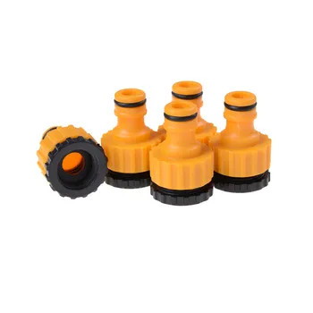 

Standard Faucet Quick Connector Washing Machine Hose Connector Garden Lawn Sprinkler Irrigation System Pipe Fittings 5PC